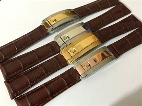 deployan rolex leather strapo|bob's rolex leather straps.